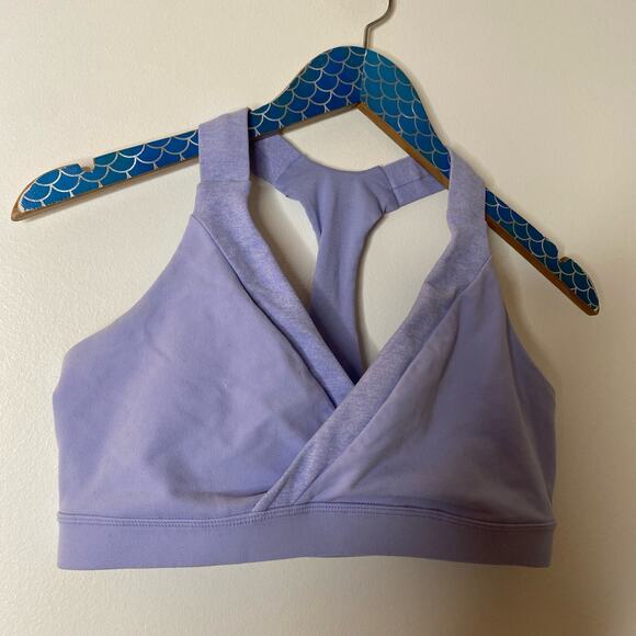 LULULEMON Periwinkle Racerback Crossfront Neckline Sports Bra - Picture 2 of 7